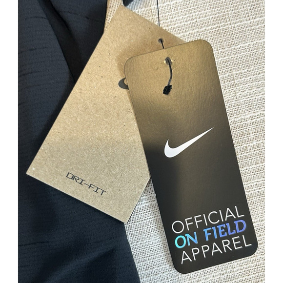 New Nike Dri Fit Wake Forest Men's Polo Shirt Size XL Black Short Sleeve NWT - Picture 6 of 7